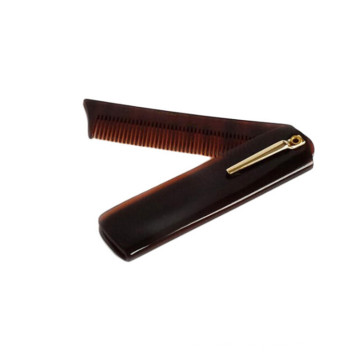 gros meilleur vente mode hommes barbe peigne en plastique pliant peigne cheveux